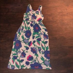 Maxi dress with floral print